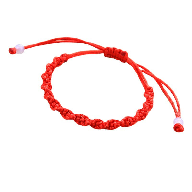 Women's & Men's Hand-woven Safety Phoenix Tail Knot Red Rope Dragon Boat Festival Bracelets