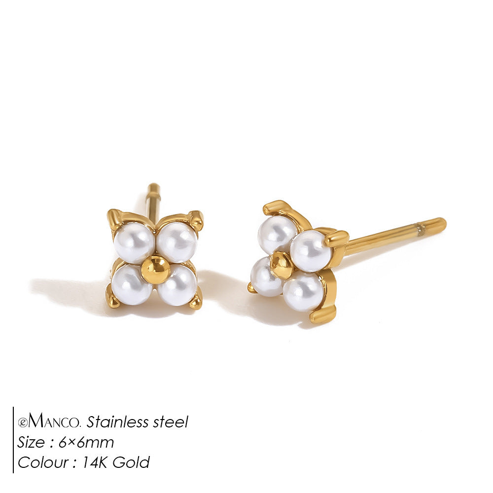 Simple Exquisite Small Female Temperament High Sense Ear Earrings