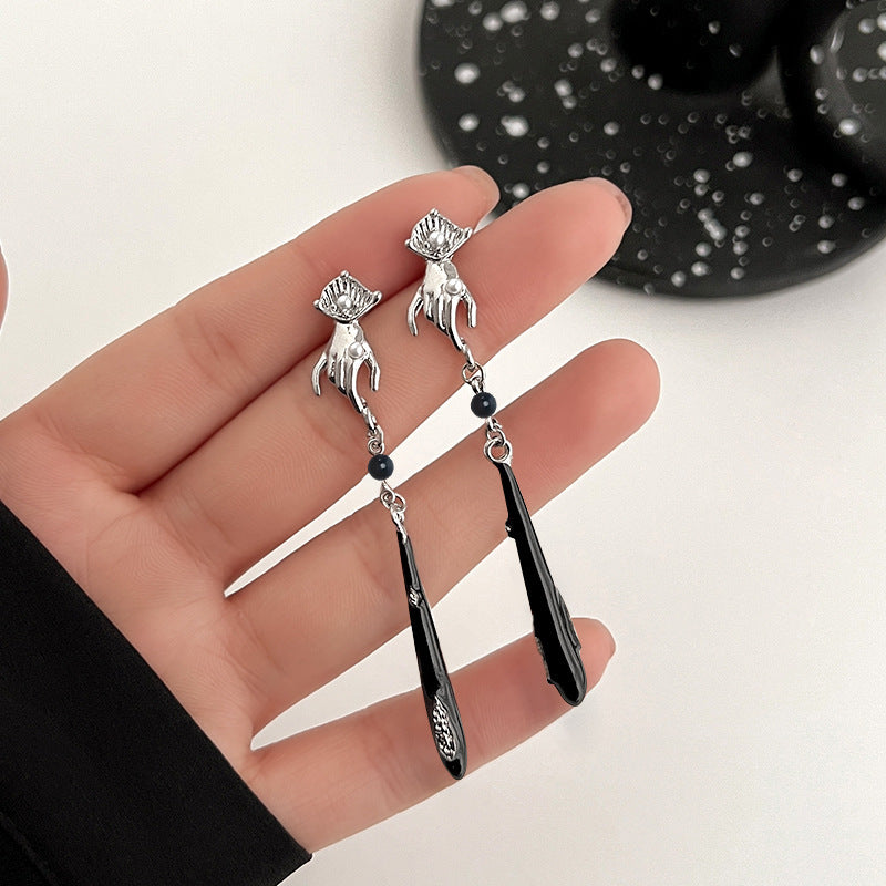 Chinese Style Cold Pearl Ancient Female Retro Affordable Ear Clip