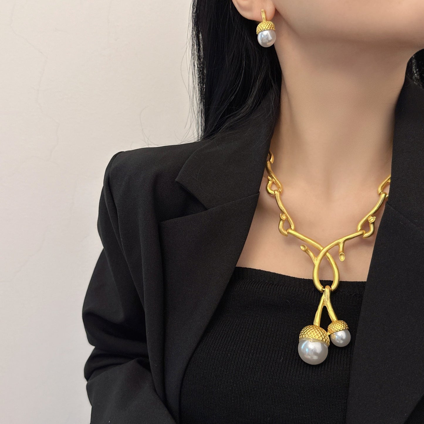 High Sense Temperament Clavicle Chain Profile Necklaces