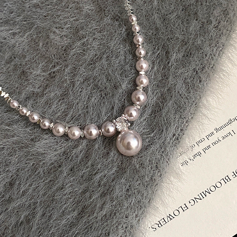 Manta Rose Pearl French Entry Lux Small Pieces Of Sier Necklaces