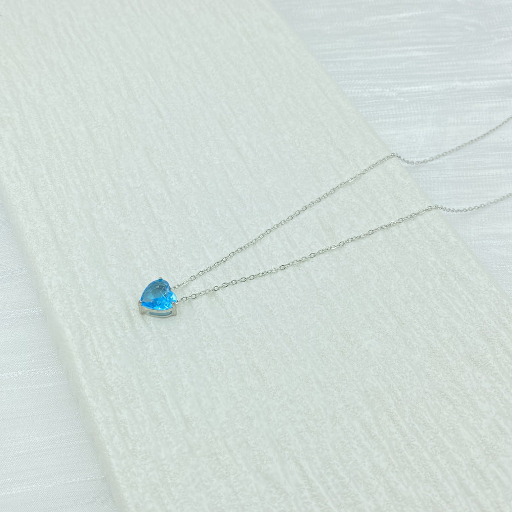 Diamond Love Twee Constellations Titanium Steel Material Does Necklace