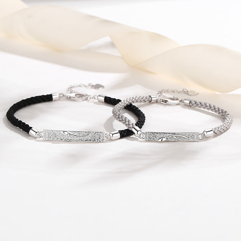 Façon d'avoir des bracelets en argent sterling pour couple