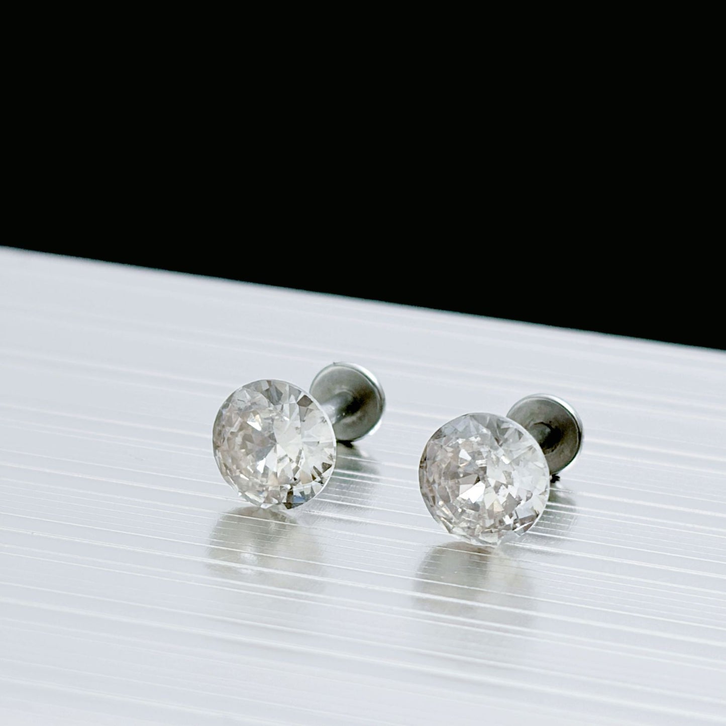 Screw Titanium Steel Ear Bone Sweet Cool Stud Earrings
