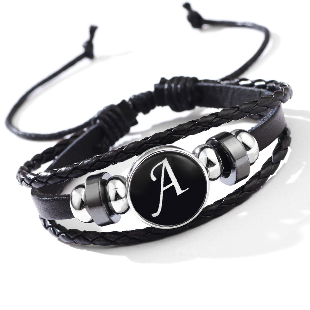 Classic Simple English Letter Personality Fashion Bracelets