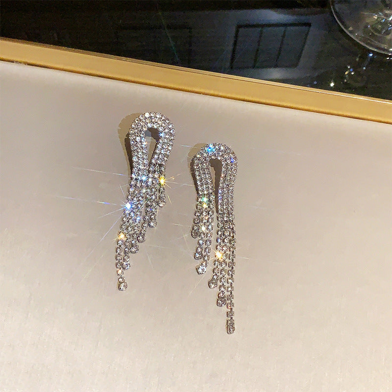 Long Fringe High-grade Light Luxury Temperament Earrings