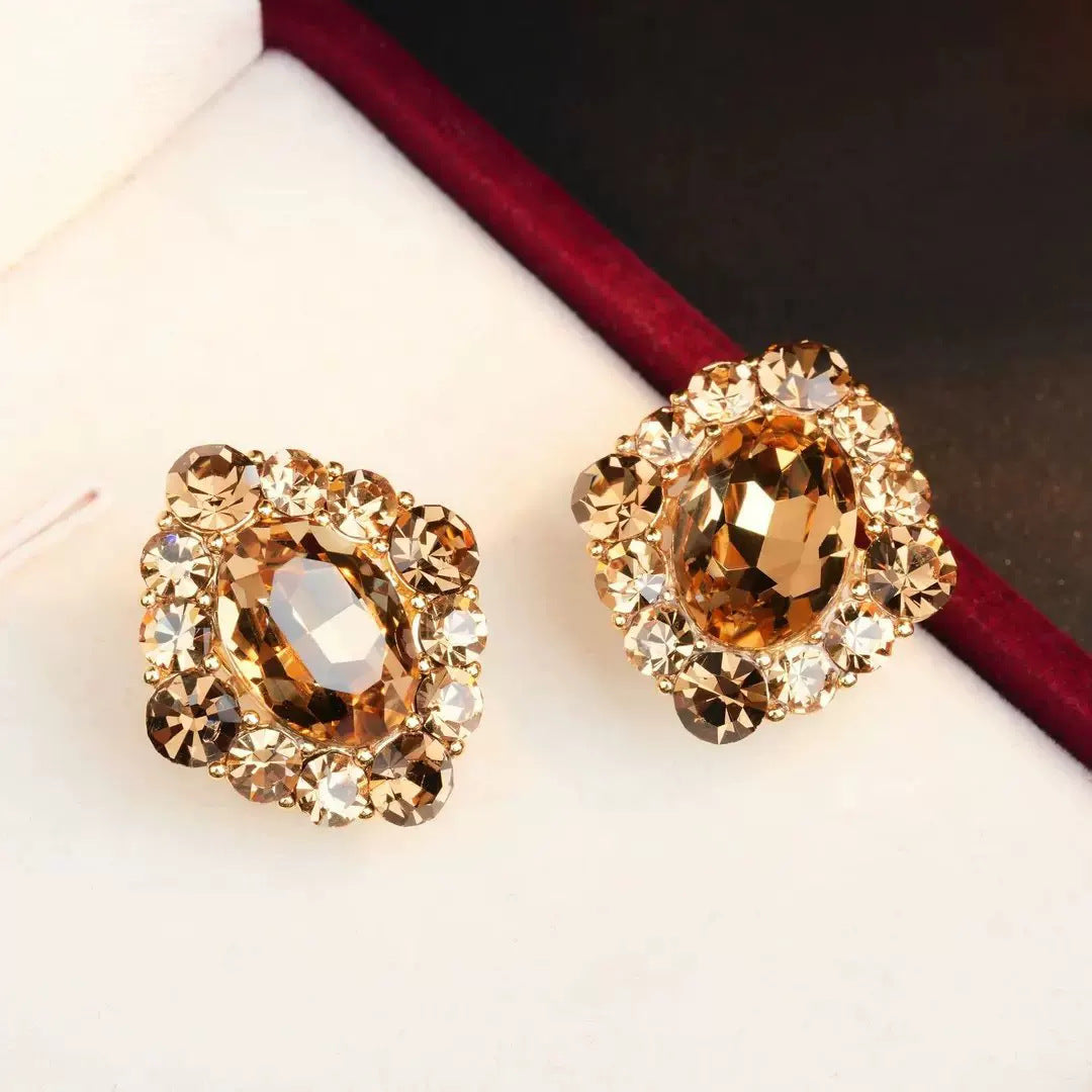 Rhombic Ear Simple Retro Temperament High Sense Rings
