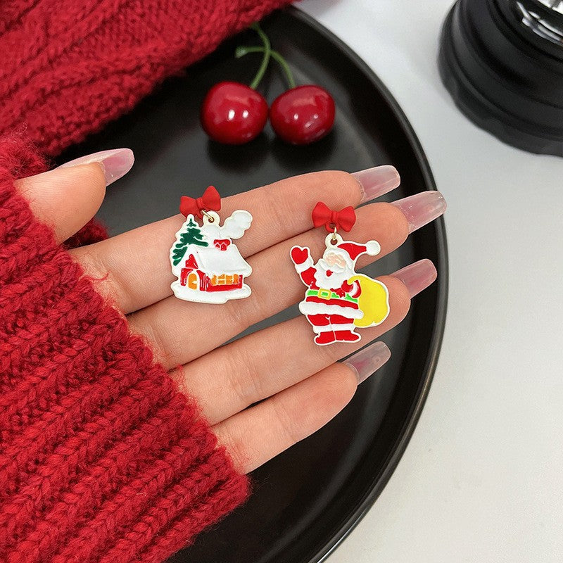 Series Cartoon Cute Holiday Design Exquisite Earrings