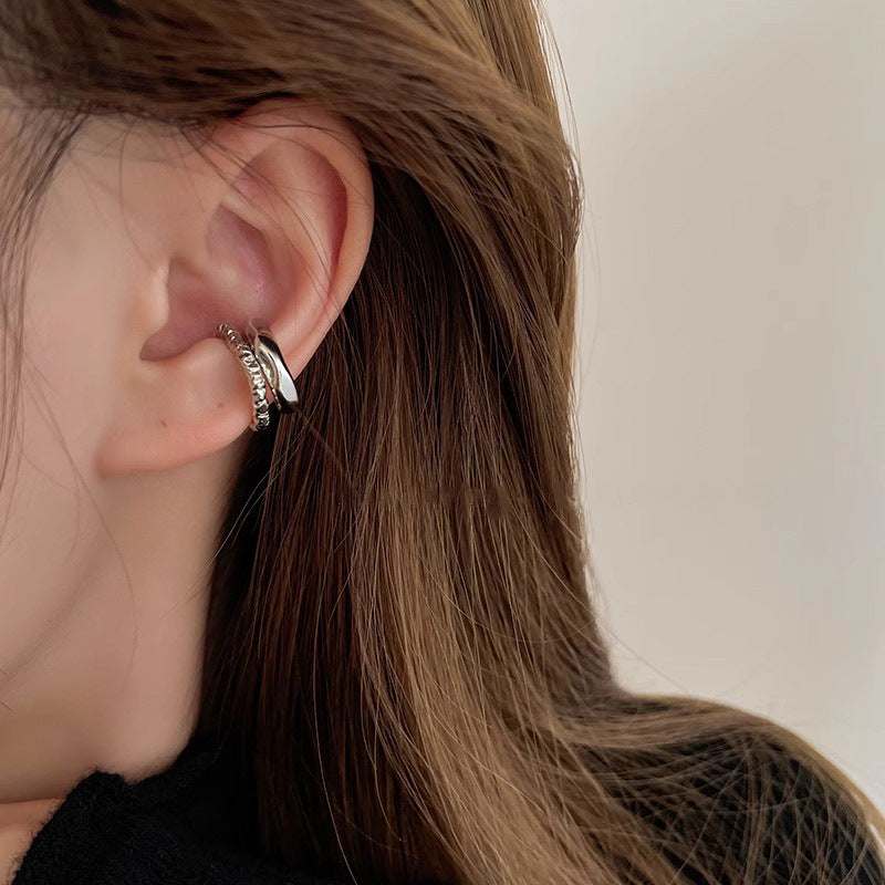 French Style Cool Bone Unique Niche Design Ear Clip