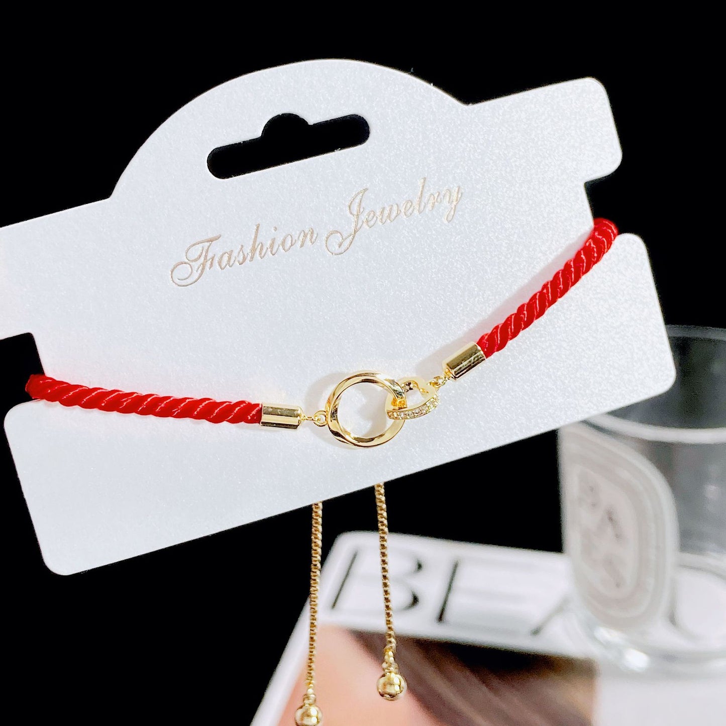 Red Rope Drawstring Fashion Life Woven Bracelets