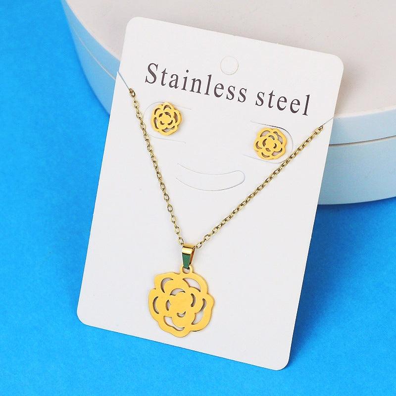 Butterfly Unicorn Sweet Personality Simple Stainless Steel Necklaces