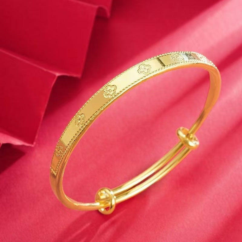 Women's Sand Gold Fashion Trendy Special Interest Light Luxury Bracelets