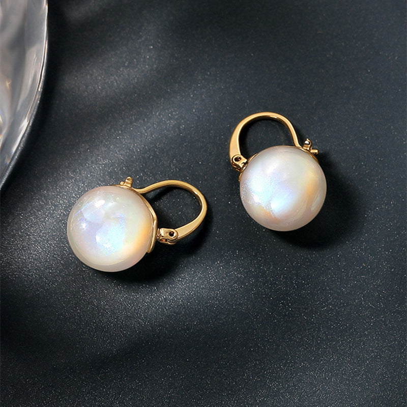Mermaid Pearl Fashionable Retro Temperamental Tassels Earrings