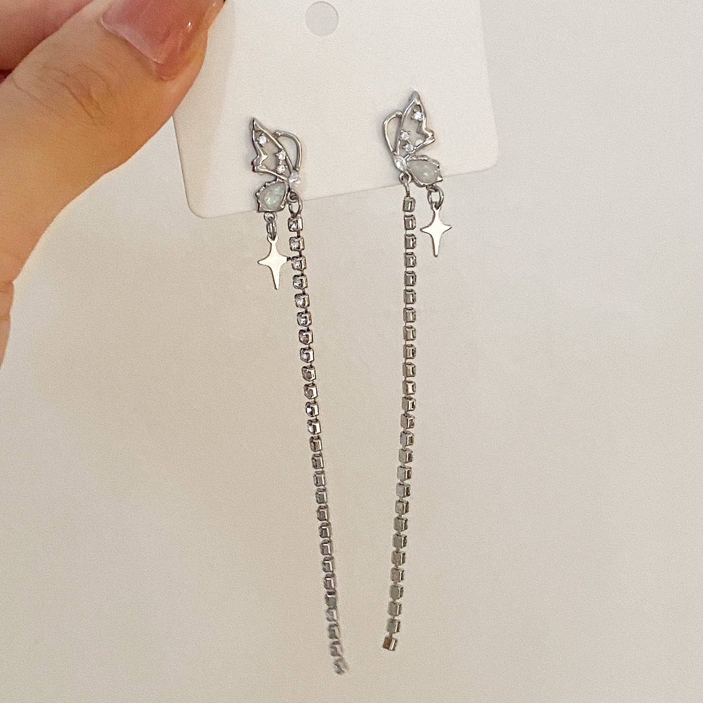 Women's Long Fringe Fashionable High-grade Design Sense Exaggerating Unique Earrings