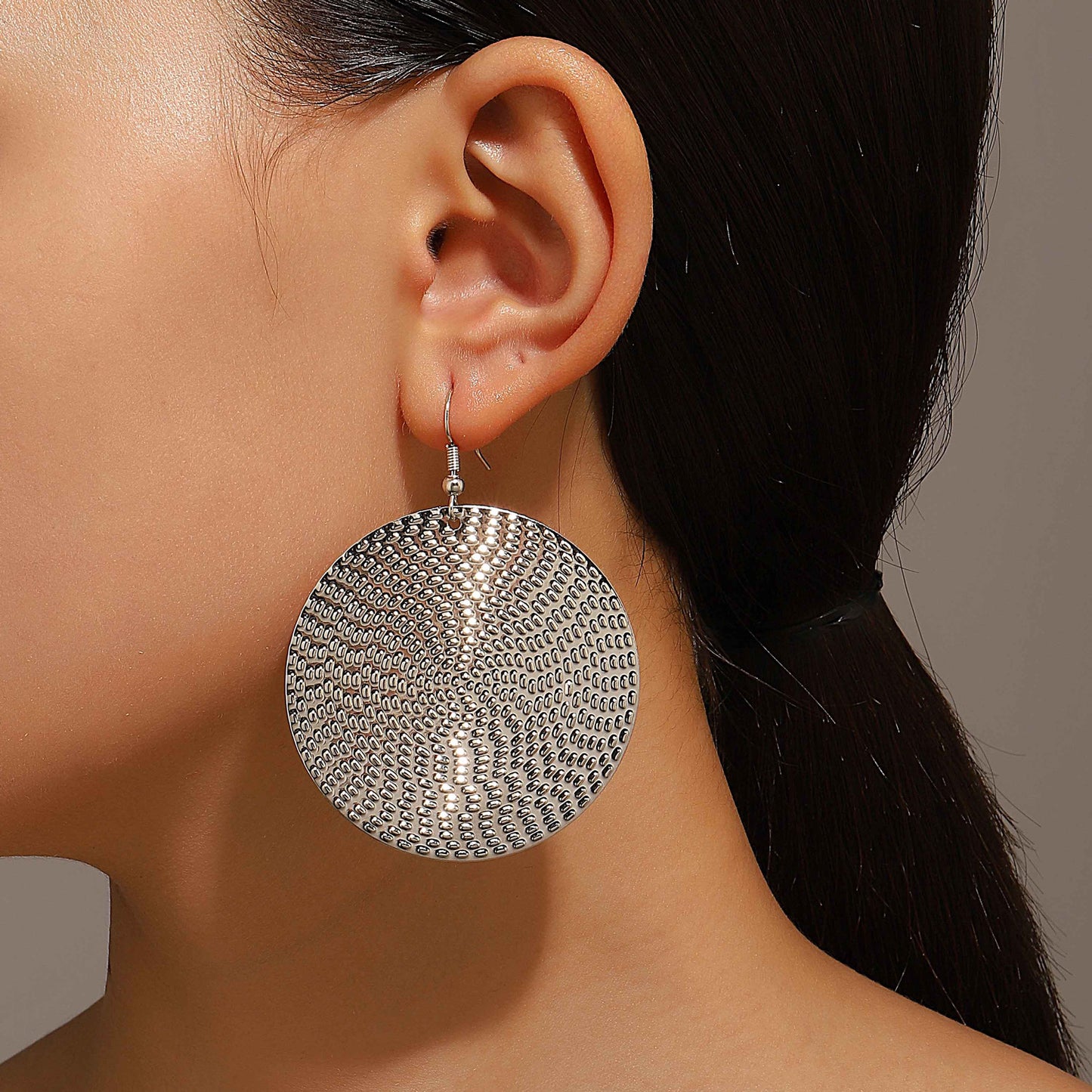 Stylish Round Female Geometric Exaggerated Classic Earrings