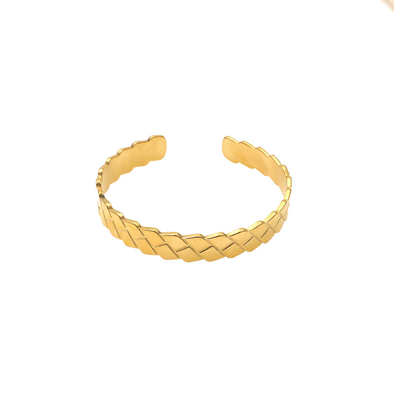 Geometric Diamond Lattice Light Luxury Temperament Fashion Commuter Bracelets