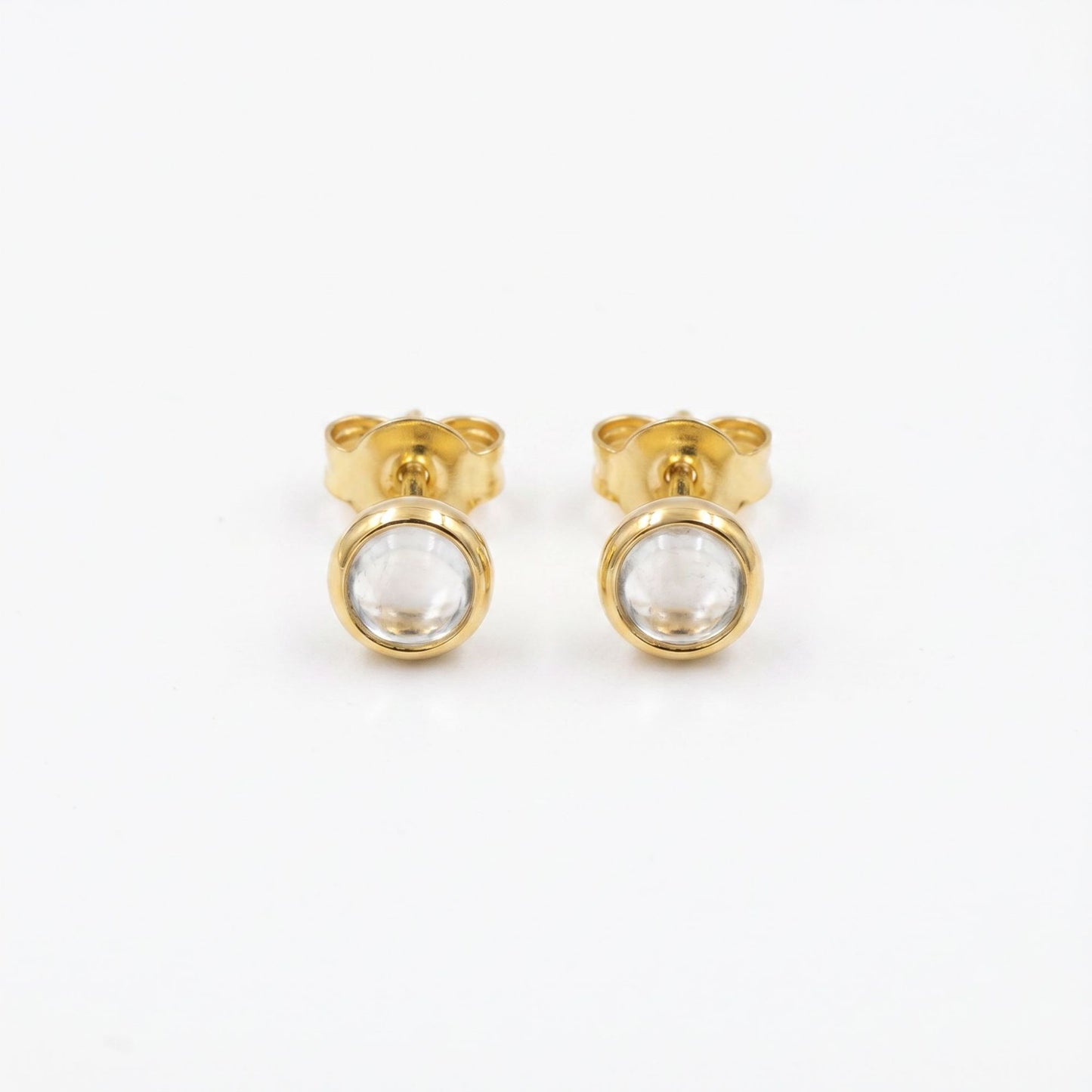 Women's & Men's Material Finely Inlaid Niche High Sense Basic Stud Earrings