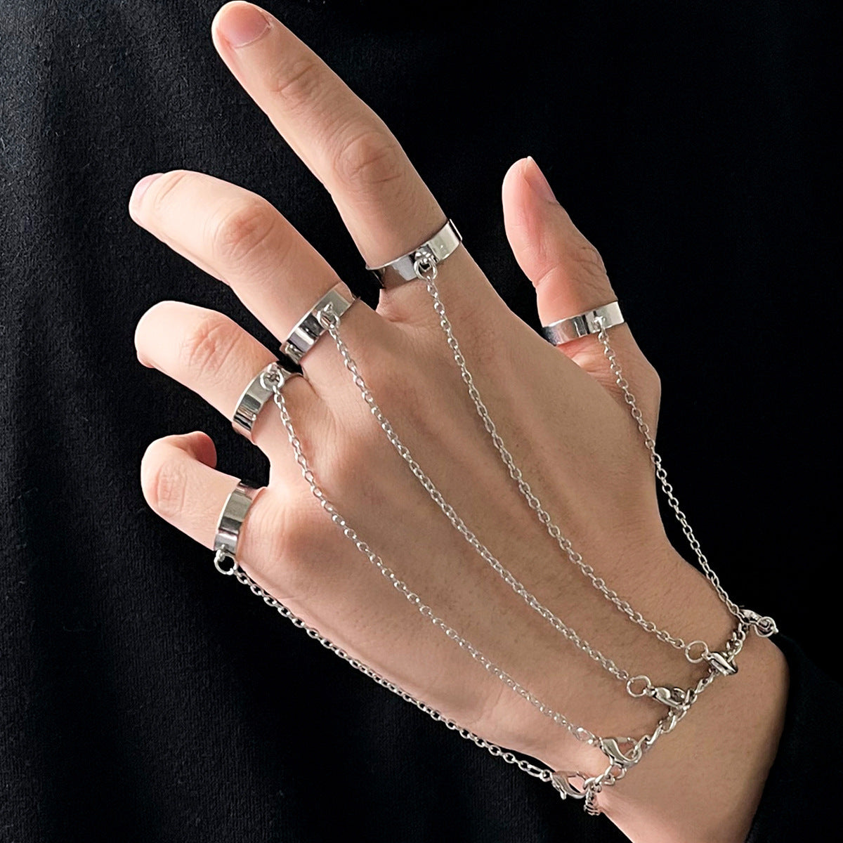 Women's Luxury Minority Advanced Finger Chain Personality Style Fashion Bracelets