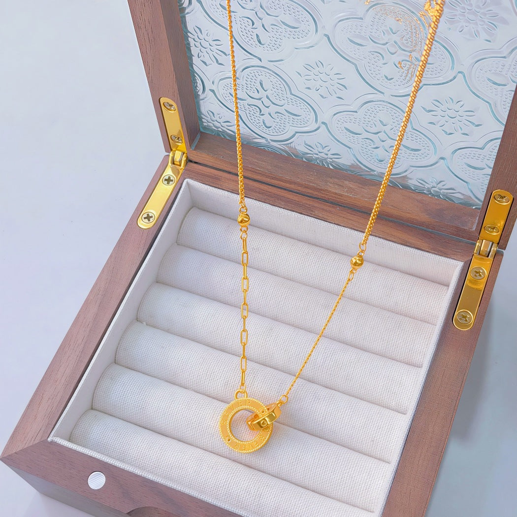 Ginkgo Leaf Variety Retro Affordable Luxury Fashion Design Necklace