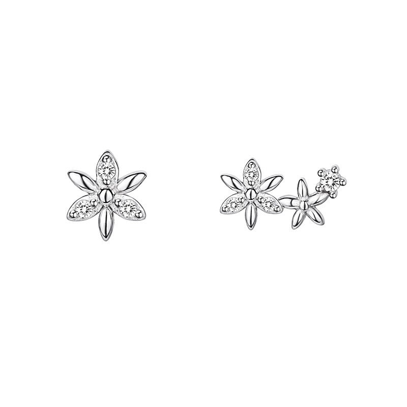 Women's Style Flower Minimalist Fashion High-grade Exquisite Light Earrings