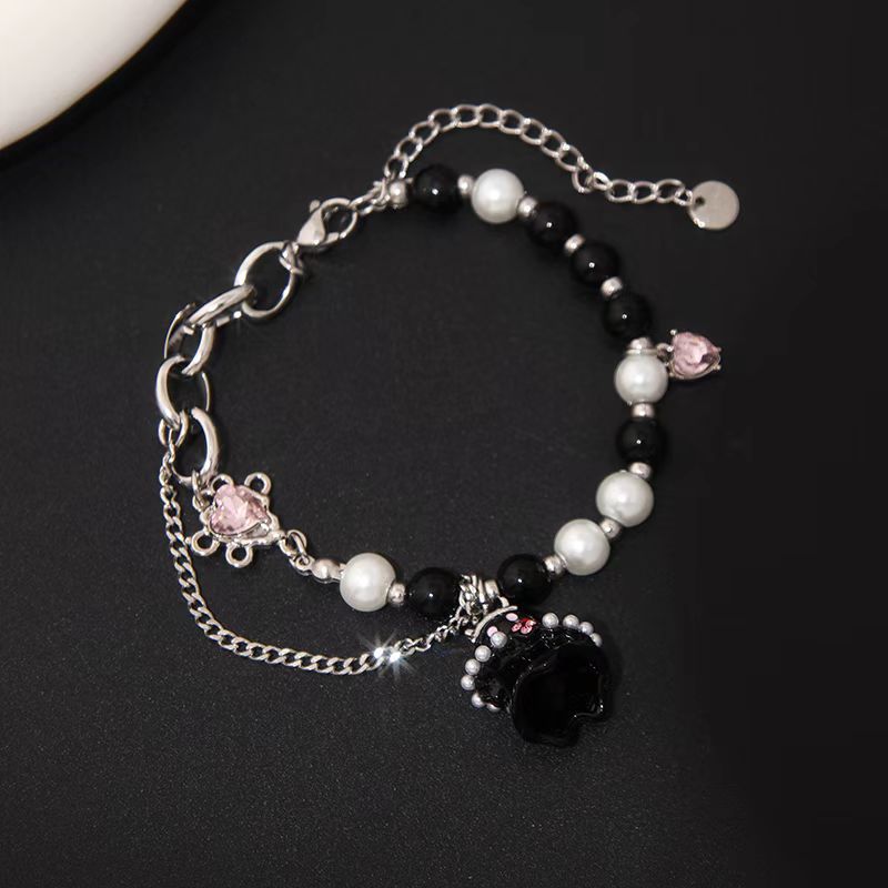 Women's & Men's Little Ghost Beaded For Couple Design Cold Bracelets