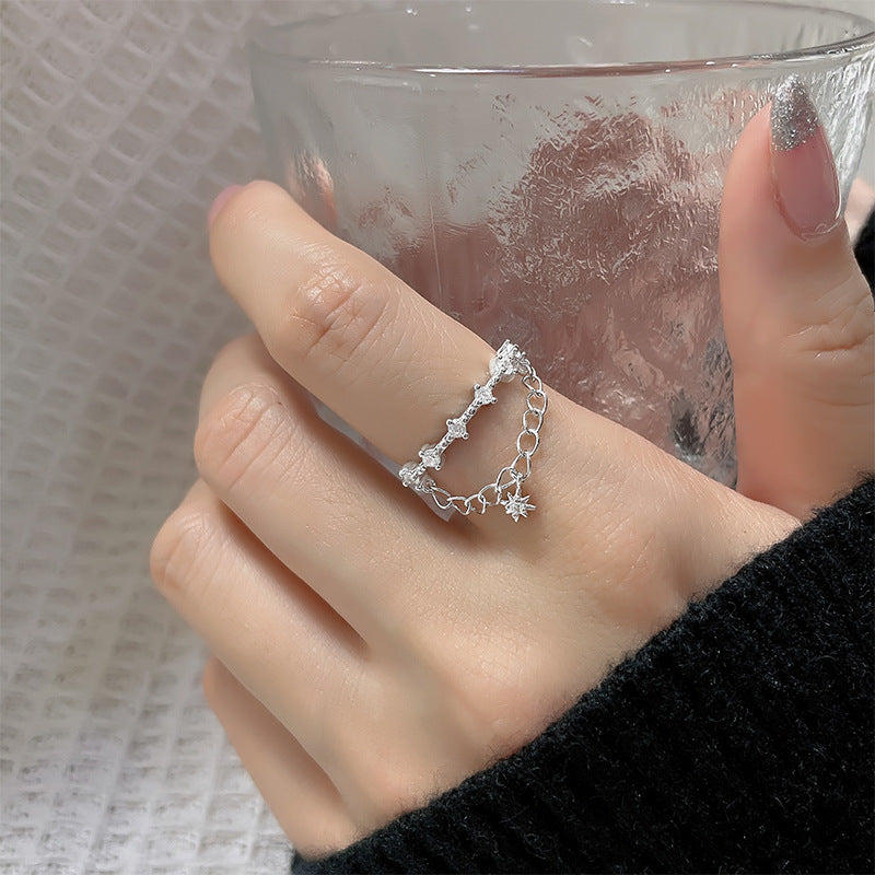 Meteor Chain Open Female Cold Wind Light Luxury Rings – Nutricaodiaria