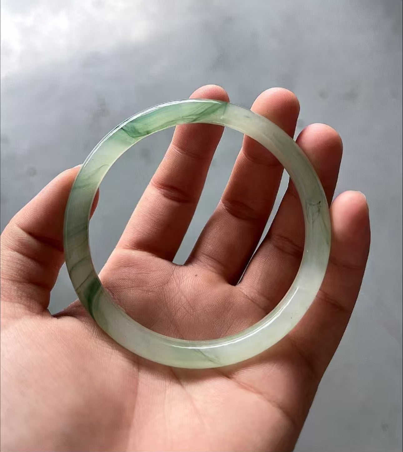 Women's High Ice Taro Transparent White Moonlight Bracelets