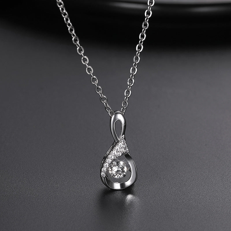 Beating Heart Female Niche Design Clavicle Necklaces