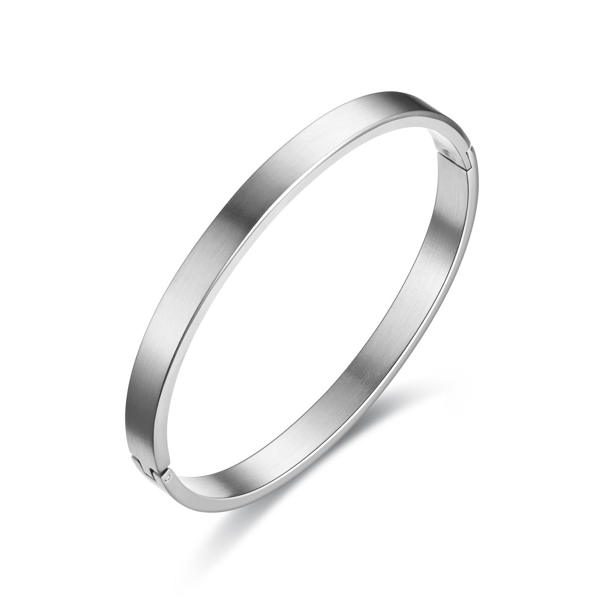 Glossy Buckle Stainless Steel No Couple Personality Bracelet