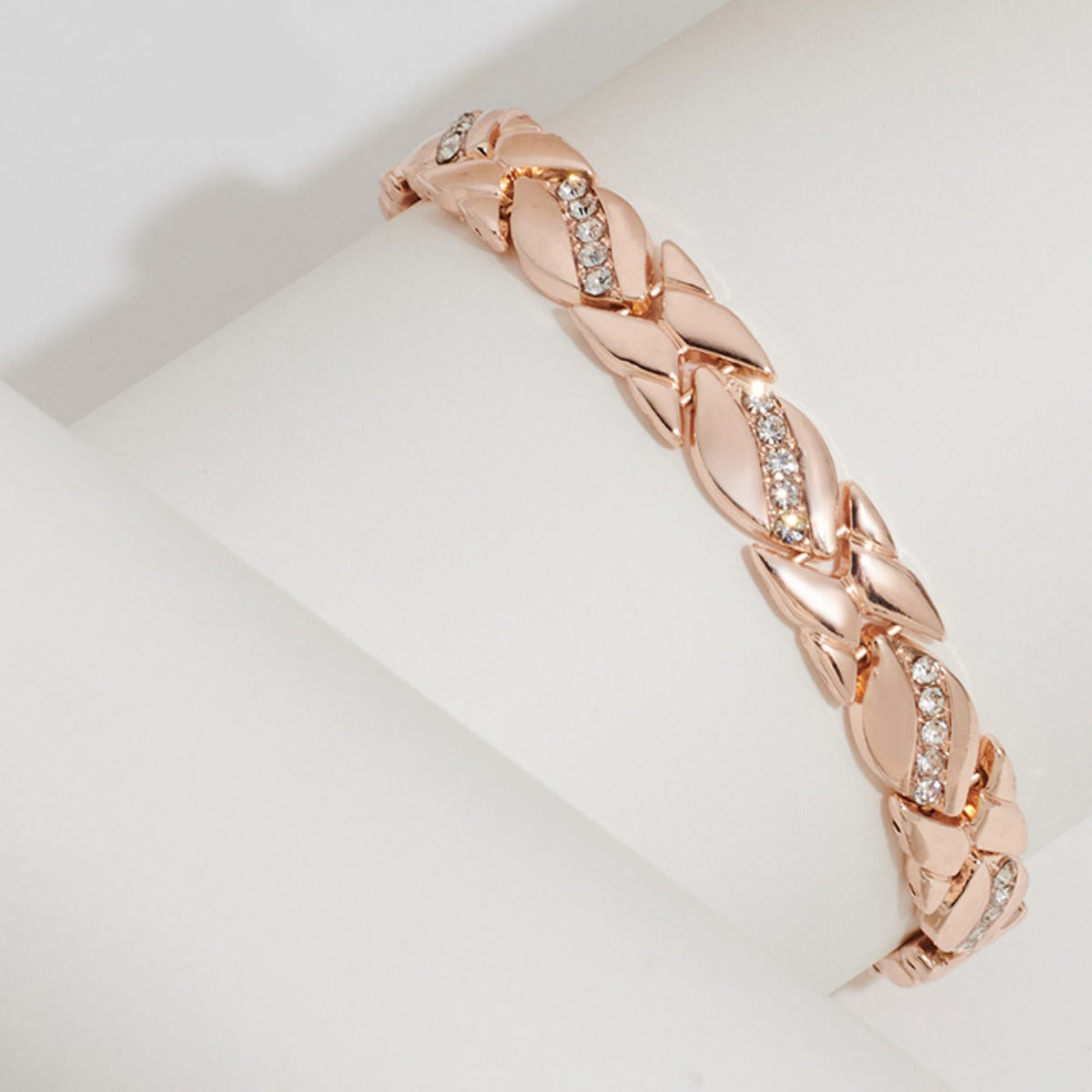 Women's & Men's Leaf Inlaid Rhinestone Outdoor Fashion Detachable Bracelet
