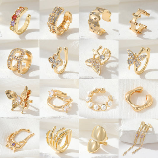 Affordable Luxury U-shaped Painless Female High-grade Ear Clip