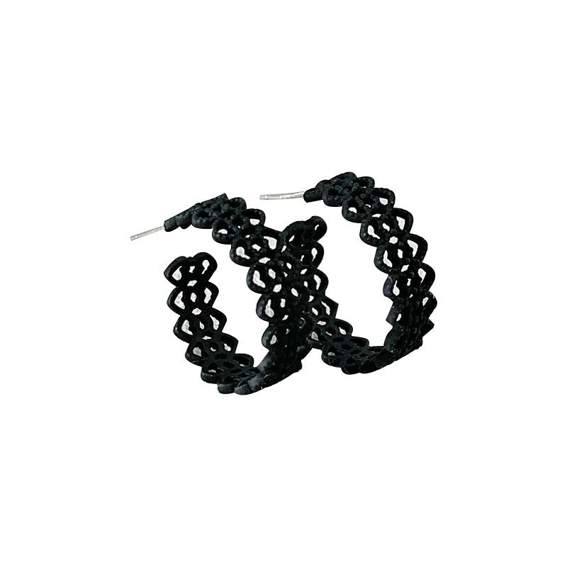 Women's Sier Needle Niche Design Simple Elegant Earrings