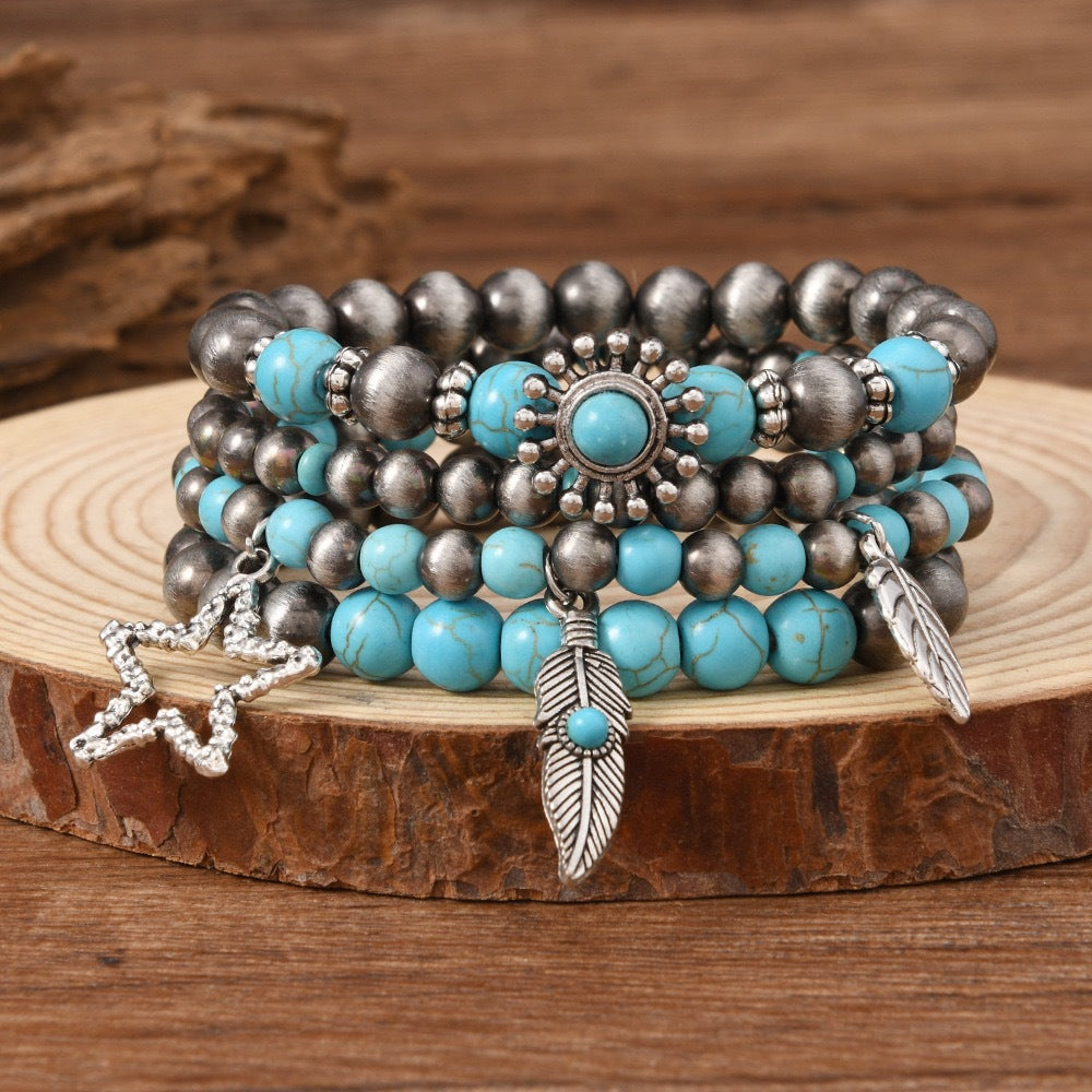 Natural Stone Crystal Personality Fashion Commuter Bracelets
