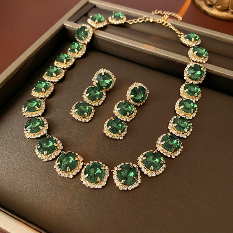 Women's Drop Fashionable Exquisite Versatile Elegant Light Luxury Jewelry Set