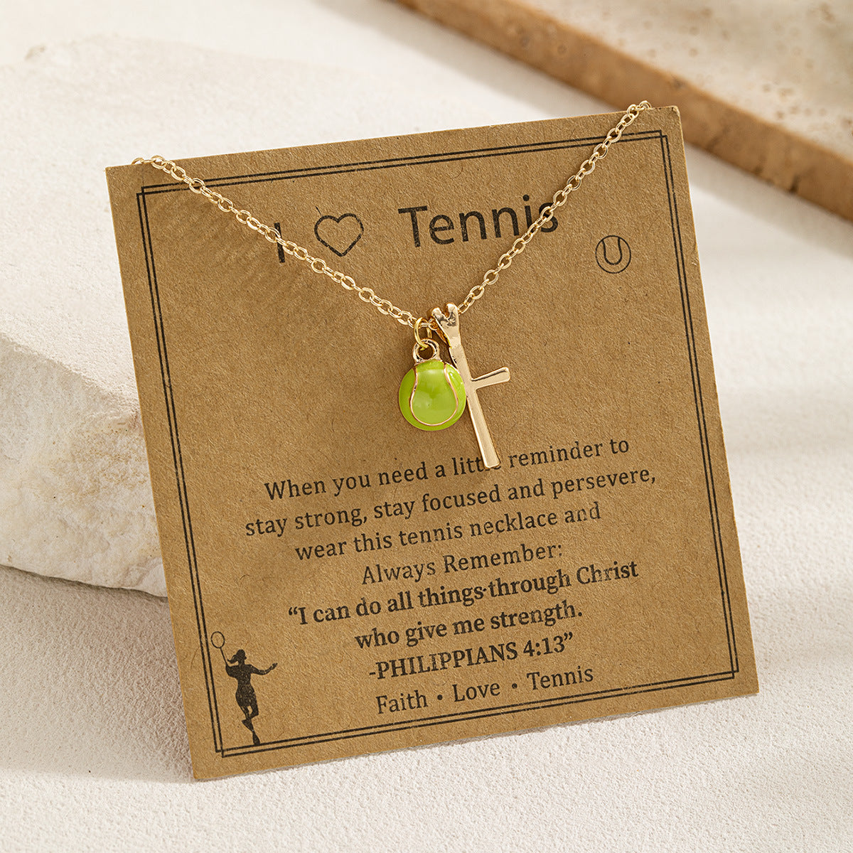 Sports Style Card Alloy Love Cross Basketball Necklaces