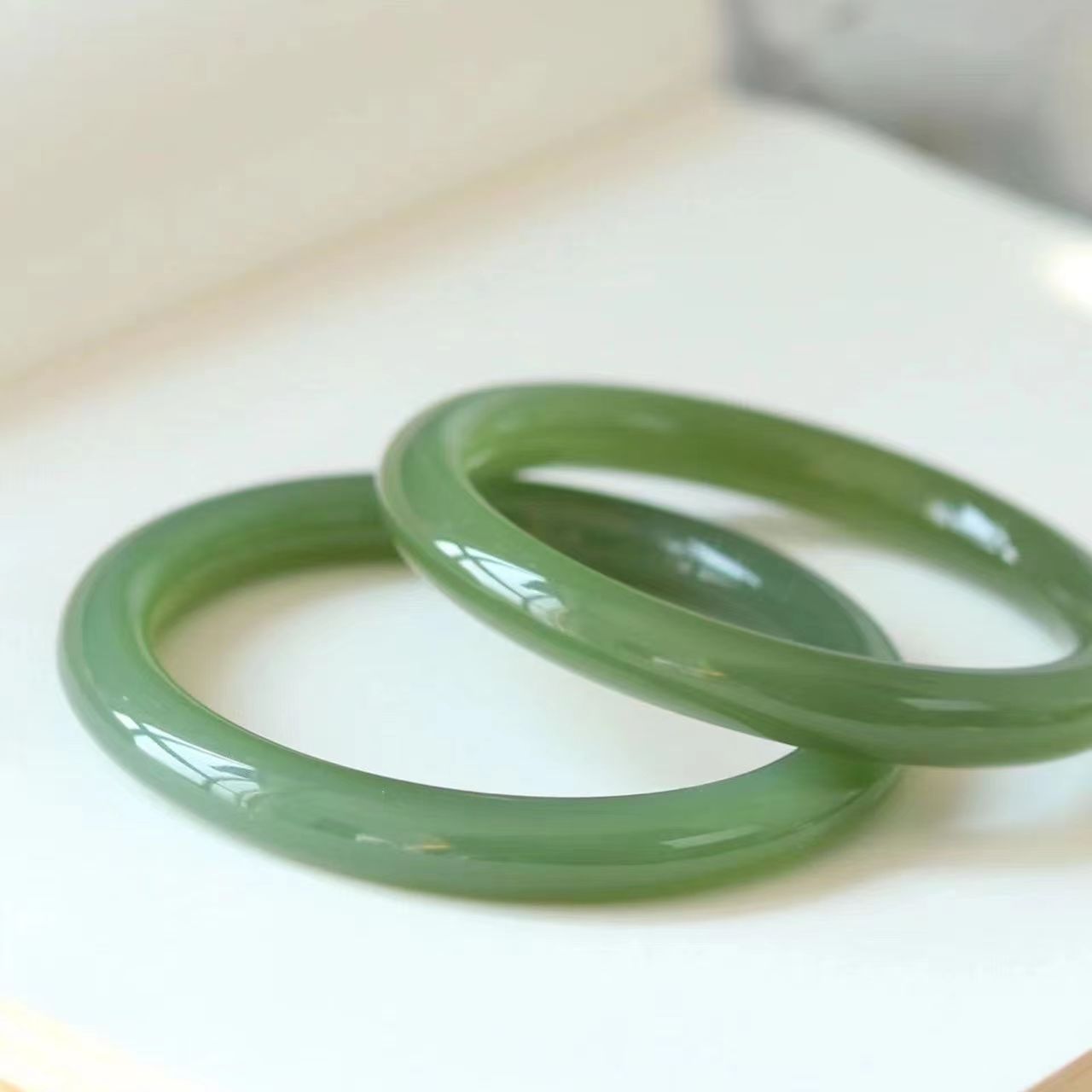 Glass Imitation Jade Highest-ranking Imperial Concubine Bracelet