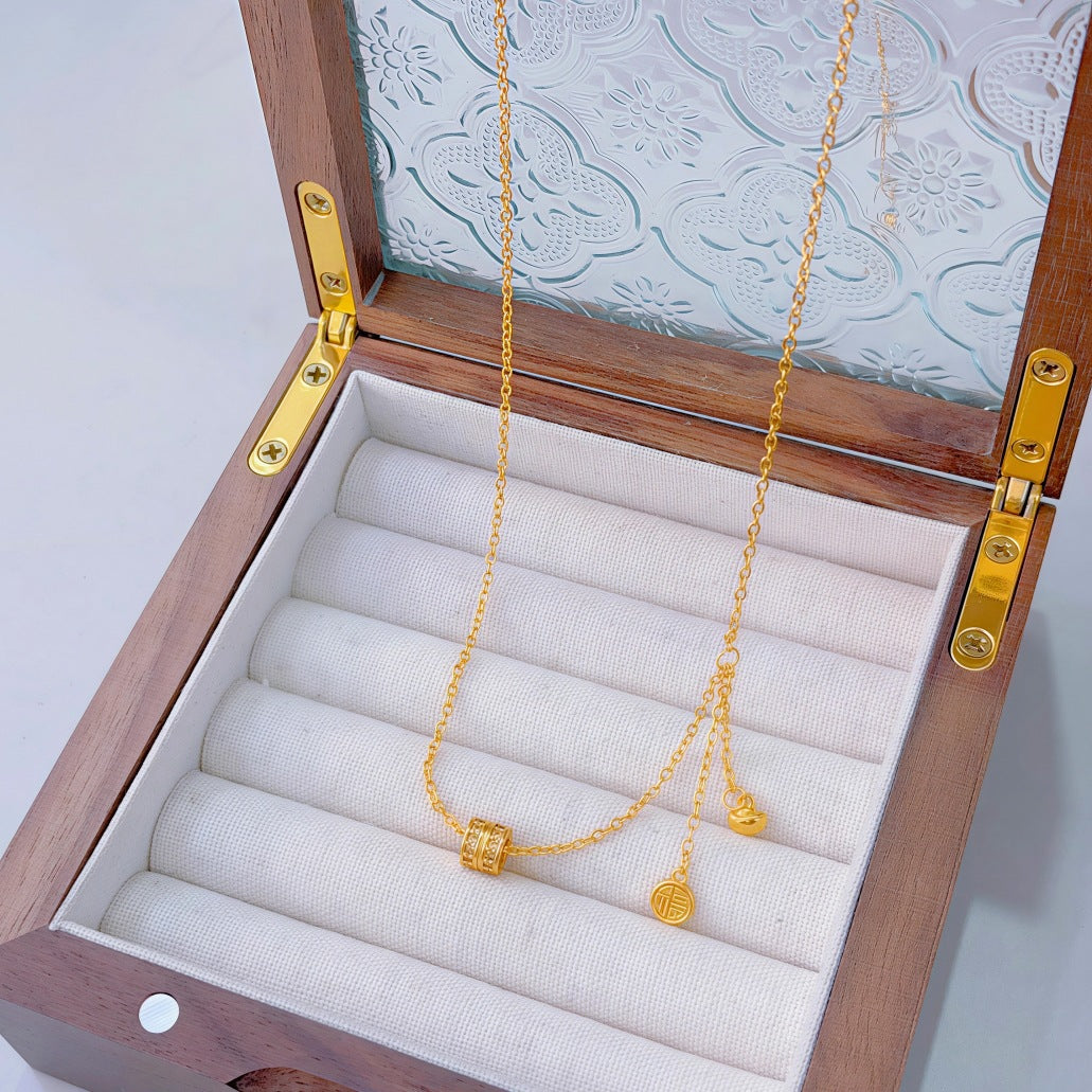Ginkgo Leaf Variety Retro Affordable Luxury Fashion Design Necklace