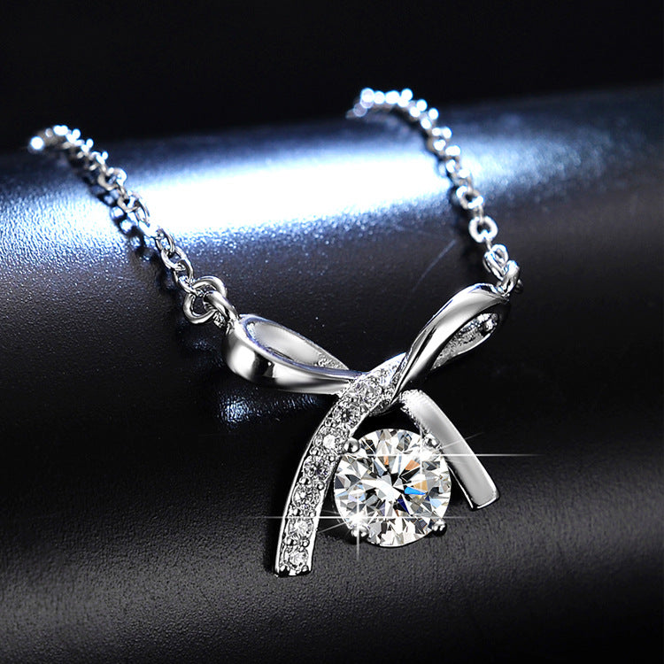 Live Streaming On Imitation Moissanite Swan Necklaces