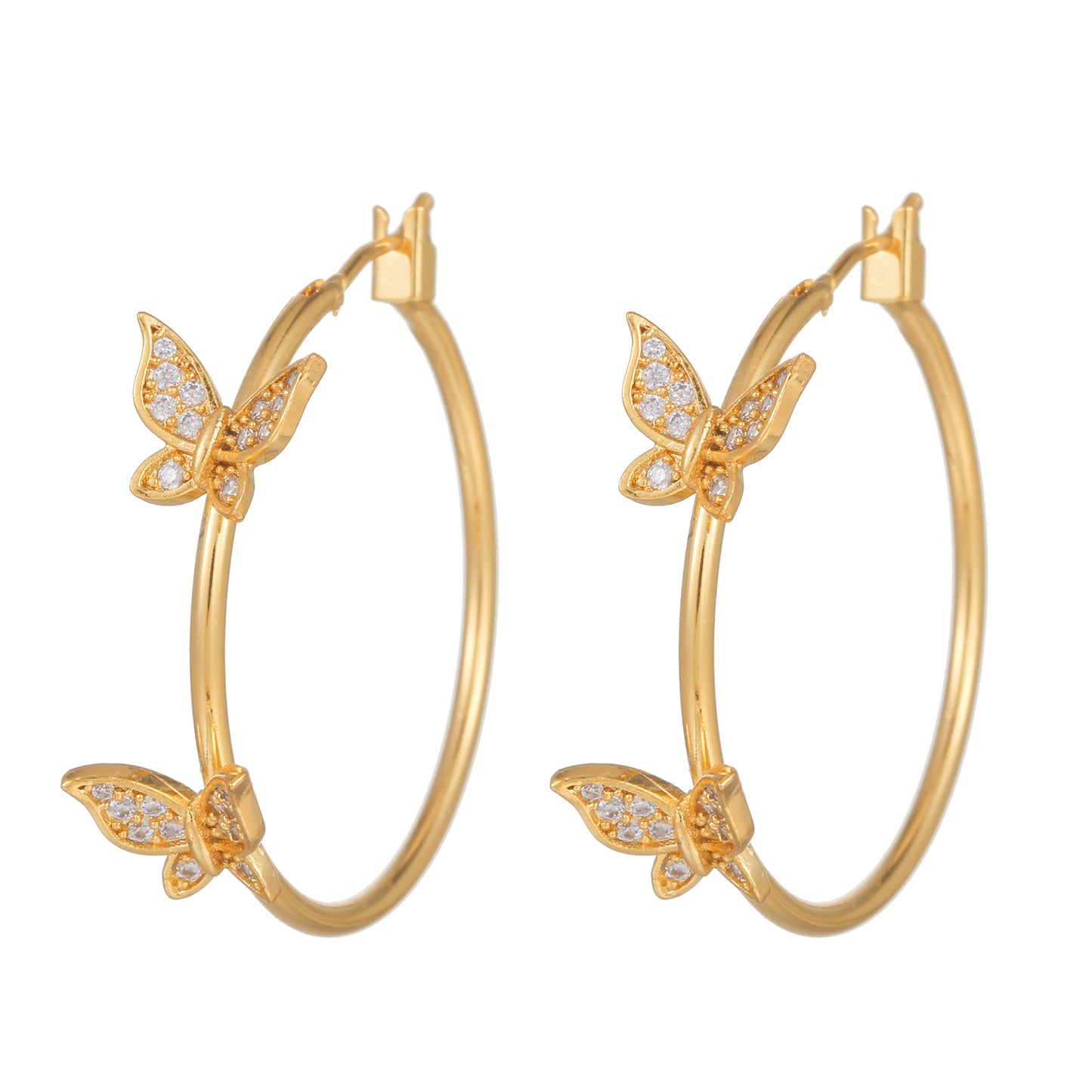 Boucles d'oreilles en diamant pour femmes, gros nœud papillon, de haute qualité, véritables