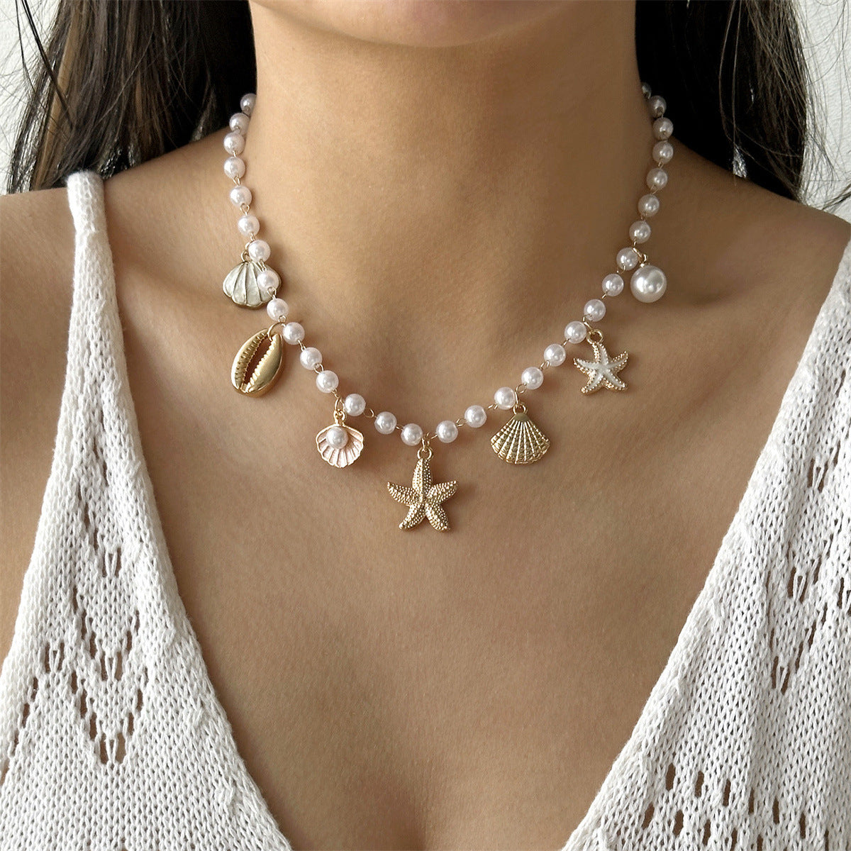 Conch Drop Oil Female Personal Leisure Necklace