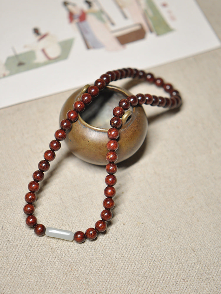 Men's Rosewood African Old Sandalwood Jade Ethnic Bracelets