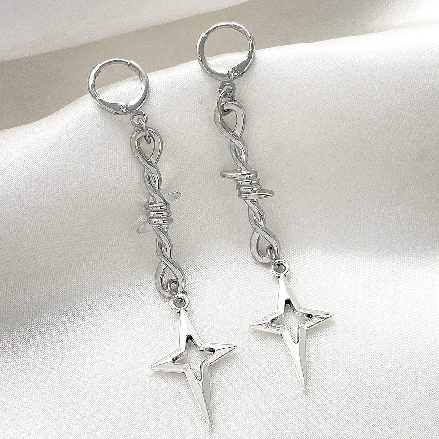 Barbed Stars Gothic Punk Cute Alternative Rings