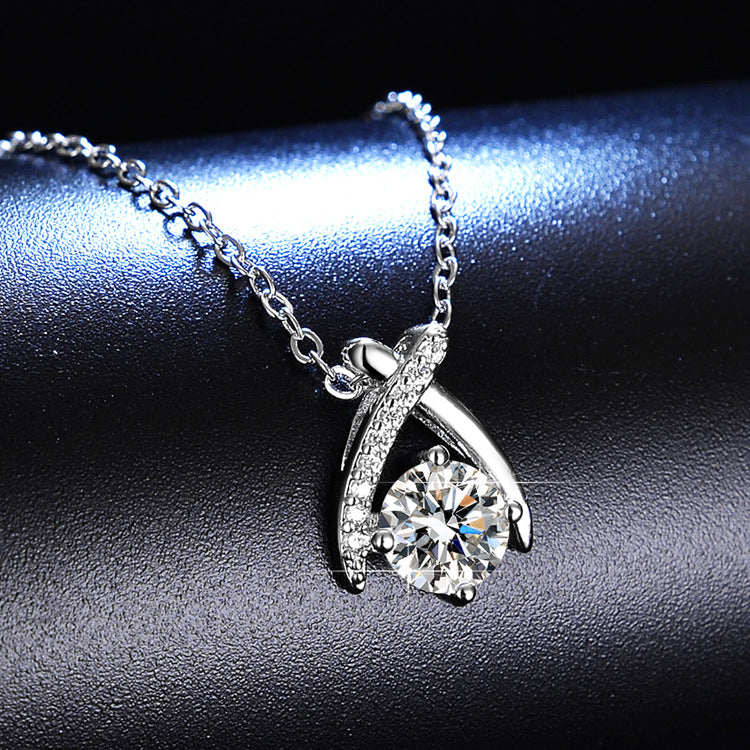 Live Streaming On Imitation Moissanite Swan Necklaces