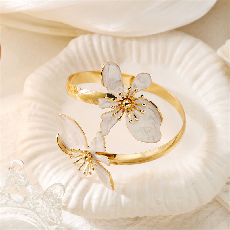 Oil Elegant High Sense Vacation Style Double Bracelet