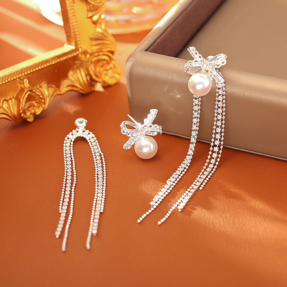 Women's Bow Long Tassel Fashion Elegant Graceful Exquisite Rings