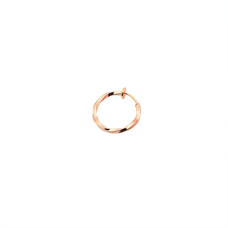 Versatile Glamorous Exaggerated Spring Twisted Big Ear Clip