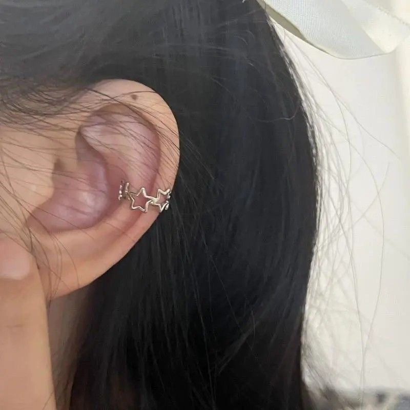 Women's Simple Cold Star Trendy Bone Sweet Ear Clip