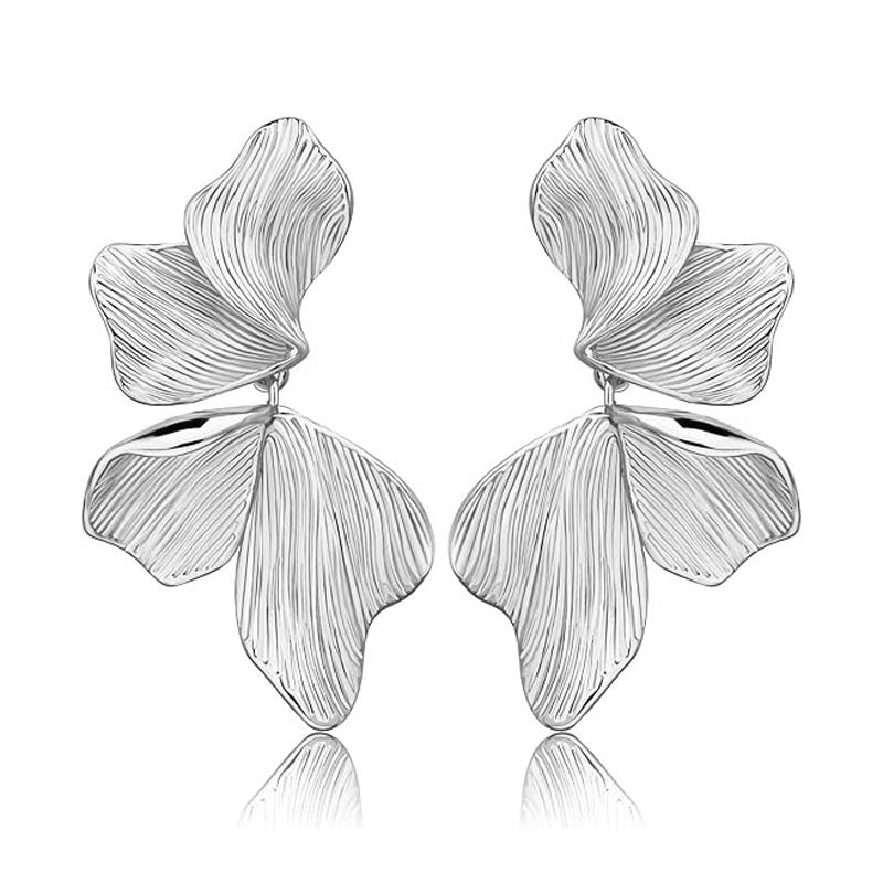 Cold Style Shaped Petite Geometric Metal Earrings