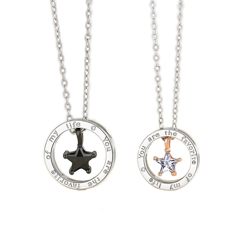 Women's & Men's & Star Couple And One Pair Necklaces