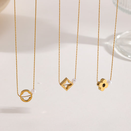 Women's Entry Lux Exquisite Niche Clavicle Chain Necklaces